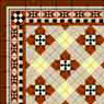 Dollhouse Miniature Wallpaper: Victorian Tile